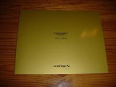 ASTON MARTIN V12 VANTAGE 2013 brochure