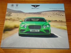 Prospekt BENTLEY CONTINENTAL GT 2016 BENTLEY CONTINENTAL GT 2016 brochure