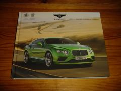 BENTLEY CONTINENTAL GT 2013 brochure