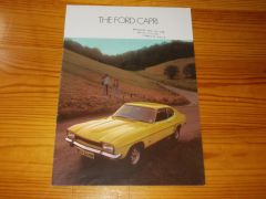 FORD CAPRI 1973 BROCHURE