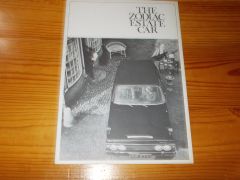 FORD ZODIAC ESTATE CAR1966 BROCHURE