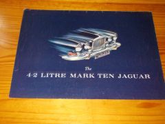 JAGUAR MARK TEN 4.2 LITRE BROCHURE