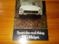 MG MIDGET BROCHURE