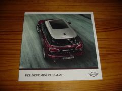 MINI CLUBMAN 2015 brochure