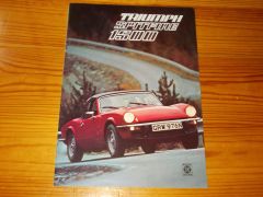 PROSPEKT TRIUMPH SPITFIRE 1500 1975' TRIUMPH SPITFIRE 1500 1975' BROCHURE