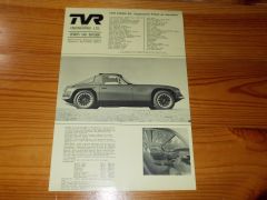 TVR VIXEN S3 BROCHURE