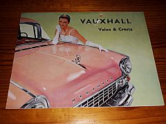 VAUXHALL VELOX & CRESTA brochure Prospekt VAUXHALL VELOX & CRESTA