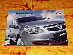 Prospekt VAUXHALL BREEZE RANGE 2008 VAUXHALL BREEZE RANGE 2008 brochure