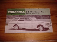 Prospekt Vauxhall Velox & Cresta 1964 Vauxhall Velox & Cresta 1964 brochure