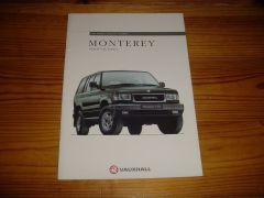 Prospekt VAUXHALL MONTEREY 1994