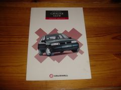 Prospekt VAUXHALL CAVALIER CLUB SPECIAL EDITION 1994