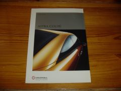 Prospekt VAUXHALL ASTRA COUPE 1999 VAUXHALL ASTRA COUPE 1999 brochure