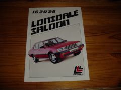 LONSDALE SALOON 1983 brochure