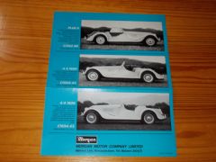 MORGAN PLUS 8, 4/4 brochure