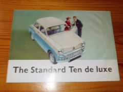 STANDARD TEN DE LUXE 1958' BROCHURE