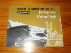 STANDARD DELIVERY VAN 1958' BROCHURE