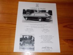 COLEMAN MILNE SX HEARSE BROCHURE