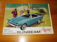 SUNBEAM ALPINE brochure