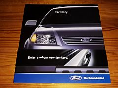 Prospekt FORD TERRITORY 2003 FORD TERRITORY 2003 brochure