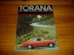 HOLDEN TORANA 1971 BROCHURE
