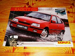 CHEVROLET KADETT GSi brochure