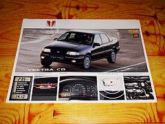 CHEVROLET VECTRA CD brochure