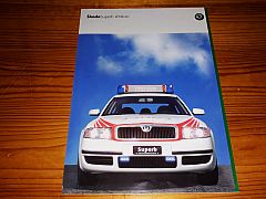 Prospekt SKODA SUPERB POLICE 2003