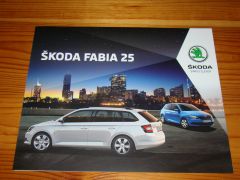 SKODA FABIA 25 2016 brochure