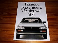 PROSPEKT  PEUGEOT 505