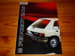 PEUGEOT 205 D.TURBO 1991 brochure