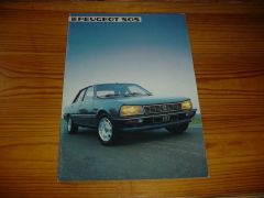 PEUGEOT 505 1984 brochure