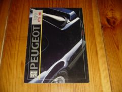 PEUGEOT 309 GTi 16 1992 brochure