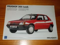 Peugeot 205 Look brochure www.carbrochures.cba.pl