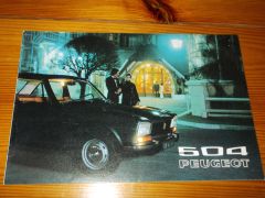 PEUGEOT 504 brochure