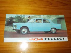 PEUGEOT 404 brochure