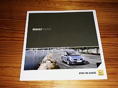 RENAULT ESPACE 2010 brochure