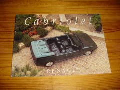 RENAULT 19 CABRIOLET 1995 brochure