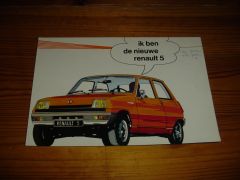 RENAULT 5 1973 brochure