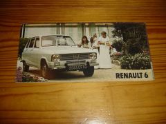 RENAULT 6 1973 brochure