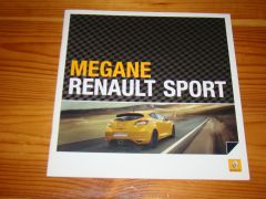 RENAULT MEGANE SPORT 2012 BROCHURE