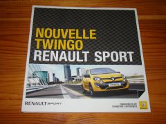 RENAULT TWINGO SPORT  2012 BROCHURE