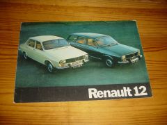 RENAULT 12 1971 brochure