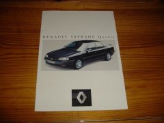 RENAULT SAFRANE QUADRA 1995 brochure