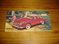 RENAULT FREGATE 1955 brochure