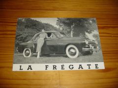 RENAULT FREGATE 1951 brochure