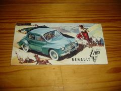 RENAULT 4CV 1955 brochure