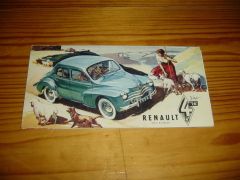 RENAULT 4CV 1955 brochure