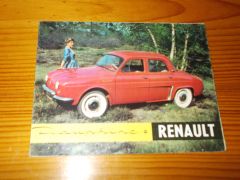 RENAULT DAUPHINE BROCHURE