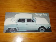 RENAULT DAUPHINE BROCHURE