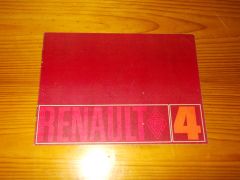RENAULT 4 1977 brochure